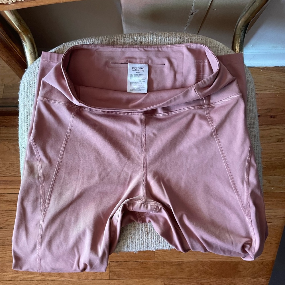 Girlfriend Collective Compressive High Rise Leggings in Brick